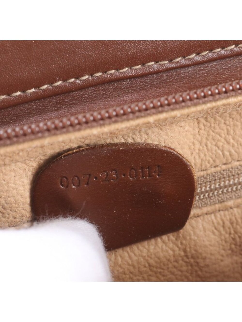 Gucci Vintage 007 23 Leather Shoulder Bag Crossbody - Picture 10 of 10